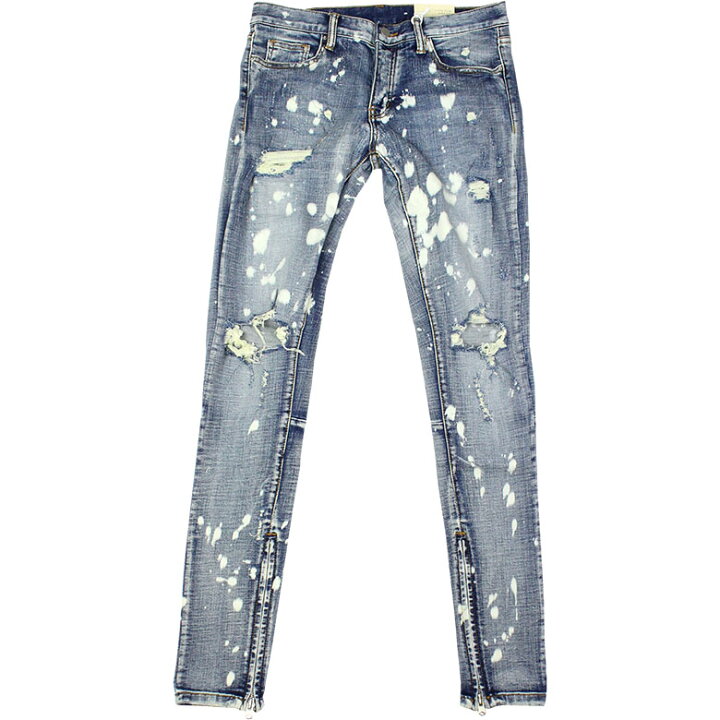 楽天市場】mnml ミニマル M1 STRETCH DENIM SPLASH クラッシュ 