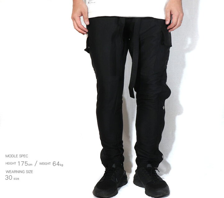 楽天市場】【40%OFF】 mnml ミニマル SNAP ZIPPER CARGO PANTS カーゴ 