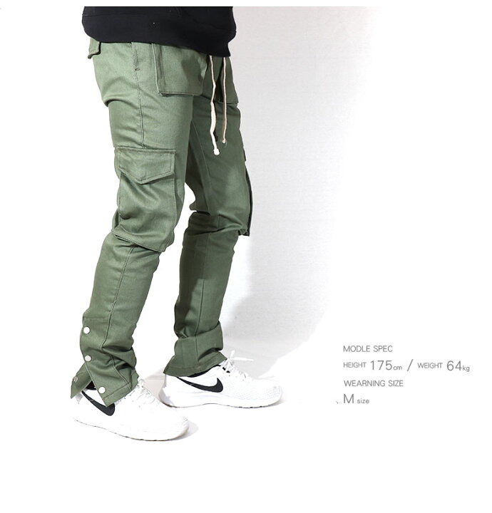 楽天市場】【50%OFF】 mnml ミニマル SNAP CARGO PANTS カモフラージュ 