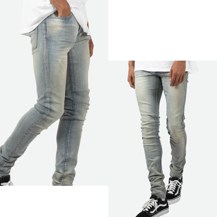 楽天市場】【20%OFF】 mnml ミニマル X20 STRETCH DENIM クラッシュ 