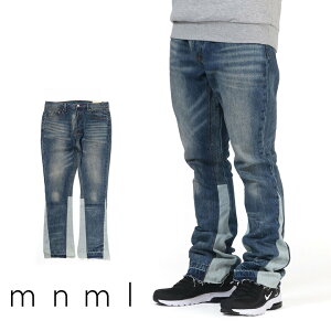 �y20%OFF�z mnml �~�j�}�� B133 FLARE DENIM �t���A �t���A�p���c �t���A�f�j�� �u�[�c�J�b�g �p���c �f�j�� �o�M�[ ���[�Y�t�B�b�g �X�g���b�` �W�[���Y �����Y �^�C�g �f�j�� �C���|�[�g �u�����h 