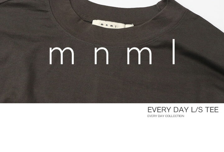 楽天市場】【50%OFF】 mnml ミニマル EVERY DAY L/S TEE ワイド ビック 