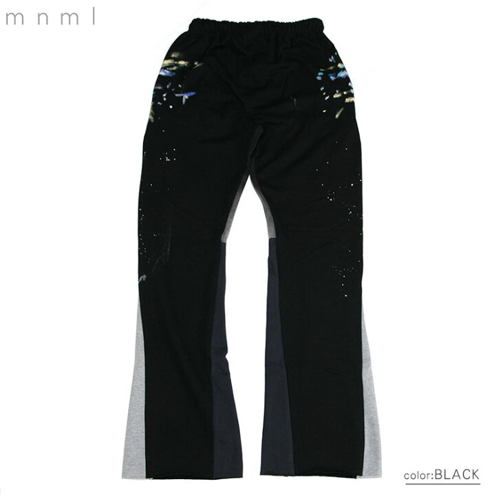 楽天市場】【40%OFF】 mnml ミニマル CONTRAST BOOTCUT SWEATPANTS 