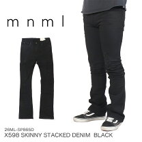 楽天市場】mnml M1 Stretch Denim Pants BLACKの通販