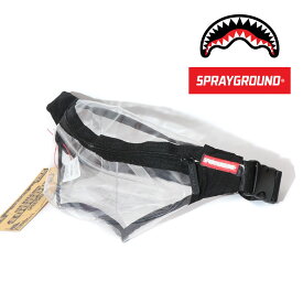 【50%OFF】 SPRAY GROUND スプレイグラウンド ウエストバッグ クリア ウエストポーチ ボディバッグ ショルダー 透明 斜めがけ ポーチ メンズ レディース 20/20 VISION SHARK CROSSBODY カバン コンパクト リュック グラフィック 原宿 ストリート 個性的 2WAY かばん