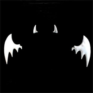 3D BAT DECAL / CHROMEy[֑Ήz
