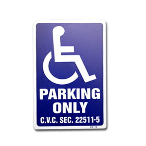 HANDICAPPED PARKING Ŕ AJ AJ G CeA lC  fBXvC CeA MADE IN USA TC{[h 