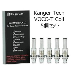 Kanger VOCC-T Coil RC 5Zbg JK[ebN AeroTank ProTank3 EVOD2 T3D TOPTANK^Np  RC cartridge J[gbW dq^oR VAPE xCv [ 