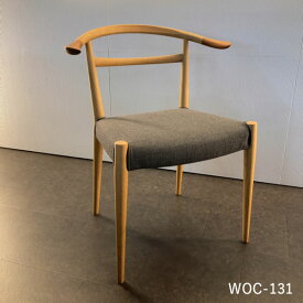 【ポイント5倍 ～3/26 AM9：59まで】WOC-131　チェアオーク　肘部：ブラックウォールナットWOC-1310-O　オーク　肘部：オークカバーリング日進木工　ホワイトウッドorganic lineダイニング