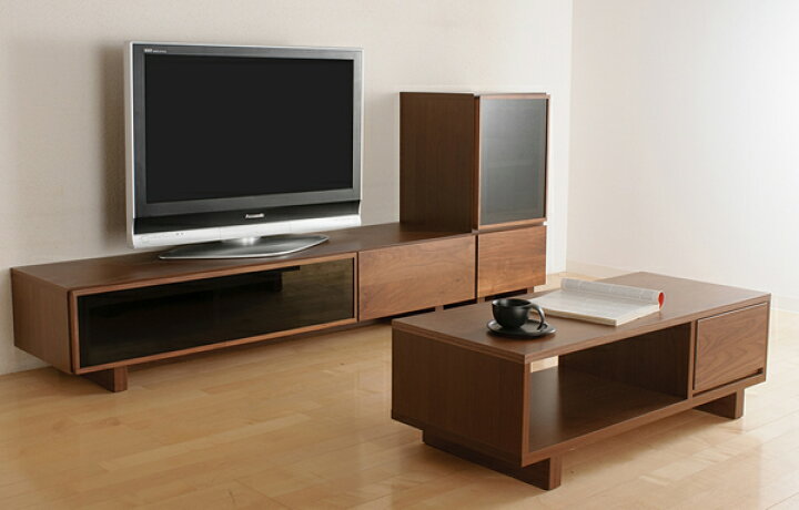 楽天市場】【開梱設置】クレスポ 160TVスタンドウォールナット オーク 