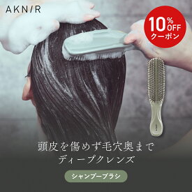 【10%OFF】【シリーズ累計200万個突破】AKNIR 梨花開発 公式 シャンプーブラシ 頭皮ケア サロン級 ストレート ツヤ髪 艶髪 ブロー ダメージ ヘッドスパブラシ 頭皮ブラシ マッサージブラシ スカルプブラシ ハリ コシ サラサラ