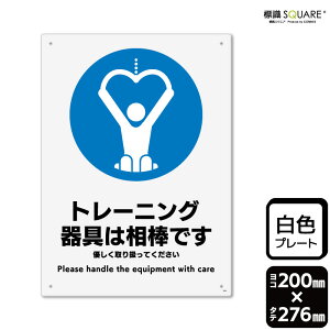�W��SQUARE�@�u�g���[�j���O���͑��_�ł��v�@CTK1293�@�y�v���X�`�b�N�v���[�g�z�^�e�^�@��200mm×�c276mm