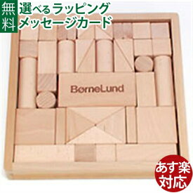 積み木 日本製 木のおもちゃ BorneLund（ボーネルンド）社 オリジナル積み木 S 白木 木のおもちゃ 積木 お誕生日 1歳：男 お誕生日 1歳：女 おうち時間 子供