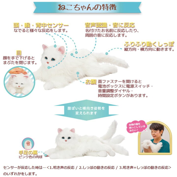 楽天市場】デジレクト しっぽふりふり あまえんぼうねこちゃん 