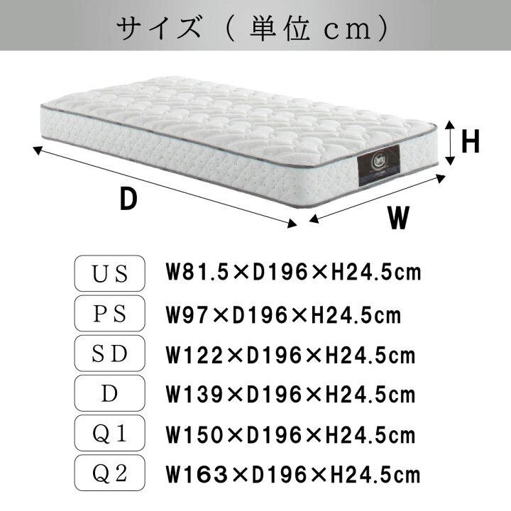 楽天市場】【開梱設置付き】 サータ ベッド マットレス ペディック62 