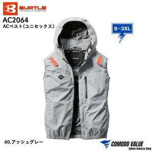 �o�[�g�� AC2064 �G�A�[�N���t�g AC�x�X�g (���j�Z�b�N�X) �󒲃E�F�A S M L XL XXL 3XL BURTLE AIRCRAFT