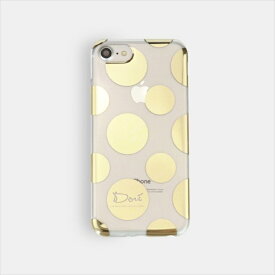 BGM iPhone 6 6s Golden Dot ゴールド クリア スマホケース Apple アップル アイフォン ゴールデン ドット 柄 gold 金 clear 透明 ソフトケース スマホカバー