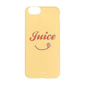 BGM iPhone 6 6s Juice イエロー スマホケース Apple アップル アイフォン ジュース ロゴ シンプル かわいい yellow 黄 ソフトケース スマホカバー