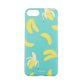 BGM iPhone 7Plus 8Plus Banana ブルー スマホケース Apple アップル アイフォン バナナ 果物 フルーツ 柄 かわいい blue 水色 ソフトケース スマホカバー