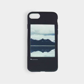 BGM iPhone 6 6s Reflection ブラック スマホケース Apple アップル アイフォン リフレクション 山 風景画 black 黒 ソフトケース スマホカバー