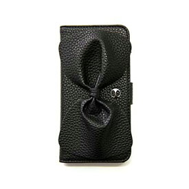 【P10倍】Apple × IPHORIA コラボ iPhone 7 8 SE2 SE3 ブラック スマホケース ブックタイプ リボン カードポケット付き スマホカバー スマホ保護