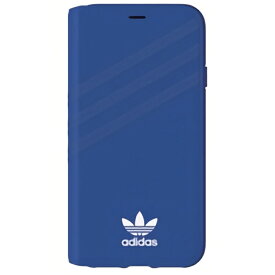 【ポイント20倍】adidas iPhone X XS Blue White ブルー ホワイト スマホケース 手帳型 スポーツ Originals Booklet case 10 Apple アップル アディダス アイフォン 青 白 スマホカバー ブックタイプ ブランド