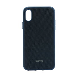 【ポイント20倍】Evutec iPhone X XS ネイビー スマホケース Apple アップル アイフォン 10 バリスティック ナイロン 耐衝撃 スマホカバー 紺 ブランド