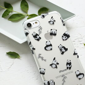 BGM iPhone 6 6s Panda Clear スマホケース Apple アップル アイフォン パンダ かわいい クリア 透明 ソフトケース スマホカバー