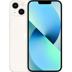 【未使用品】Apple 国内版 SIMフリー iPhone 13 128GB スターライト MLND3J/A 本体 スマホ 6.1インチ アップル アイホン アイフォン アイフォーン 美品 高機能 A15 Bionic カメラ 1200万画素 保証付 ショルダー ホワイト ソフトバンク あす楽対応