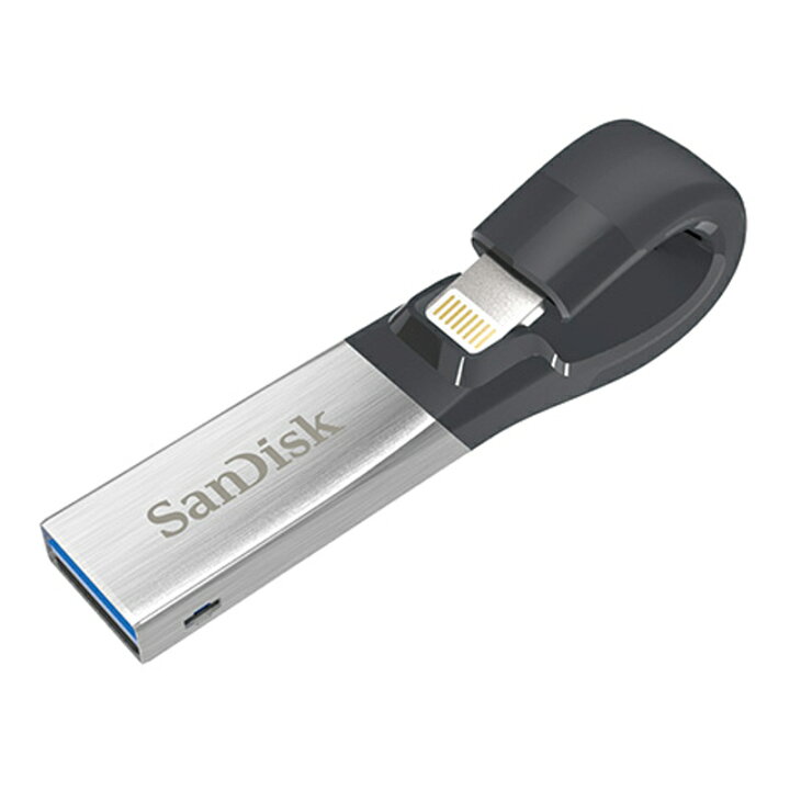 楽天市場】iXpand Slim フラッシュ ドライブ 128GB シルバー×ブラック 