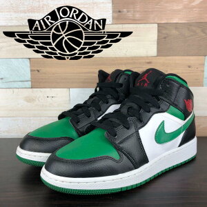 NIKE AIR JORDAN 1 MID iCL GAW[_1 ~bh O[ ubN 24cm U08973 554725-067