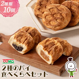 あんバターパイとアップルパイ 2種のパイ食べくらべセット（2種類10個入）ロングライフパン 保存食 お取り寄せ 日持ち する 長期保存 備蓄 非常食 まとめ買い 常温 朝食 ランチ お米の替わりに 誕生日 行楽 手土産 土産 お歳暮