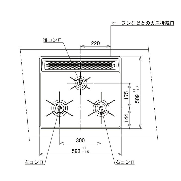 楽天市場】【ZGGVK6A21DSK-E】クリナップ ガスコンロ 間口60cm (PLG 
