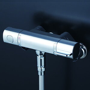 【FTB100KPSFT】 浴室水栓 KVK サーモスタット式 シャワー専用型 メッキワンストップヘッド