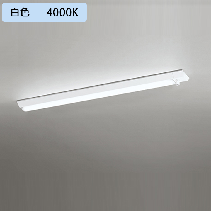 ベースライト LEDユニット 直付 40形 人感センサー付 6900lm 白色 調光器不可 ODELIC：コンパルト 店