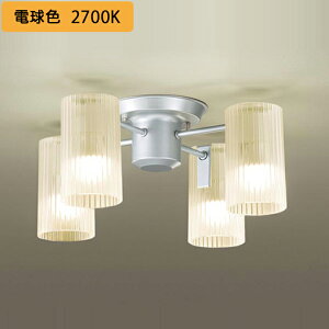 【LGB57453Z】パナソニック 天井直付型 LED(電球色) 小型シャンデリア U-ライト方式 LED電球交換型 白熱電球40形4灯器具相当/-4.5畳 ランプ同梱包 panasonic