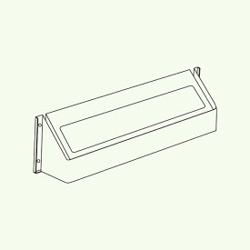 【HKEW-4】パロマ 上方排気カバー 給湯器 専用オプション部品 52652