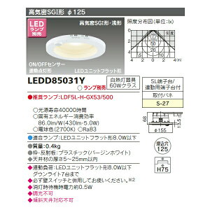 yLEDD85031Yz _ECg LEDjbgtbg` CSGI` ON/OFFZT[ 125 ytoshibaz