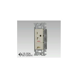 �yNDG2781E�iCW�j�z���� WIDE-i�R���Z���g �A�[�X�^�[�~�i���t 15A20A���p250V�ڒn�R���Z���g �E�H�[���x�[�W�� �yTOSHIBA�z