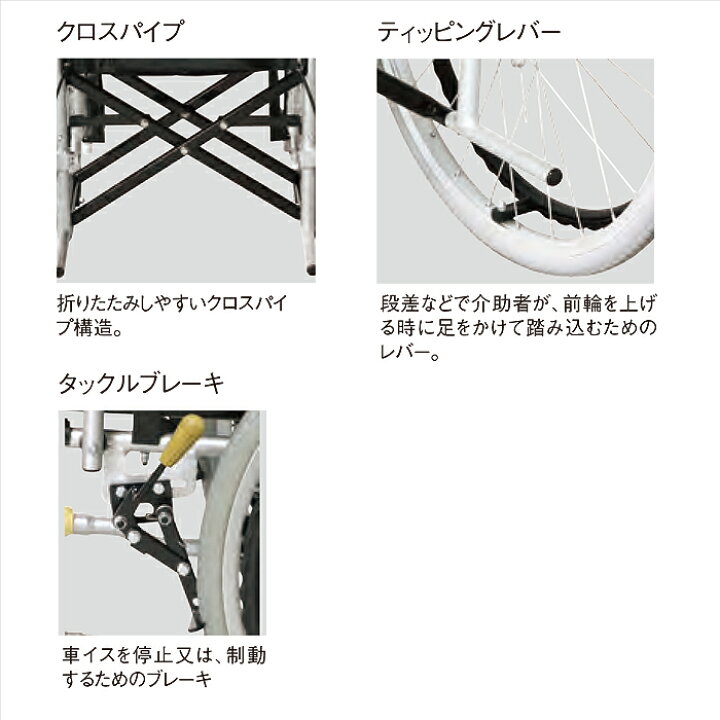 楽天市場】KOEKI 車椅子 車いす 車イス ノーパンク 自走 移動 介護  