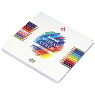 三菱鉛筆 UAC24C消せる色鉛筆 ユニアーテレーズカラー 24色【デザイン 絵画 塗り絵 プロ アート 美術 消…