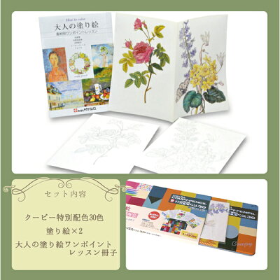 楽天市場 サクラクレパス Fy30nuクーピーペンシル ３０色 カラーオンカラー 多色 大人の塗り絵 絵画 色鉛筆 特別配色 淡い色を配色 お手本付き Compassーplus