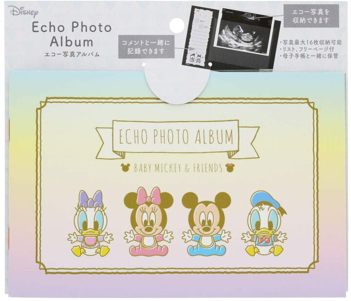 楽天市場 サンスター文具 ディズニー エコー写真アルバム アンドマム ベビーミッキー フレンズ S Compassーplus