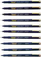 【2個まで同梱可能】サクラクレパス 水性ペン ピグマ 10種セット 黒 ESDK-10#49