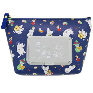 サンスター文具 ムーミン シートケース ポーチ シーポ ニューライフコレクション ファミリー S2315041【コスメポーチ 化粧ポーチ ウェットシート 汗拭きシート 育児グッズ 収納】