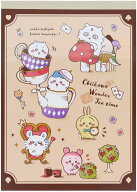 サンスター文具 ちいかわ メモ A6 Wonder Tea Time ワンダーランド S2843935 めも メモ帳 メモ紙 メッセ…