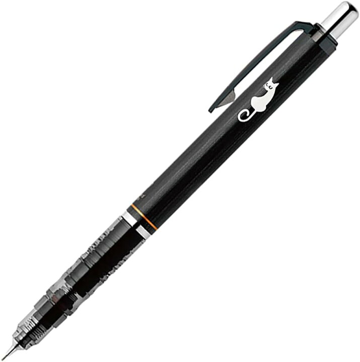 楽天市場】ゼブラ シャープペン デルガード 0.5mm 猫 ブラック P-MA85 