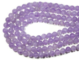 【丸ビーズ】ローズアメジスト (EX) 10mm (ブレスレット約1本分) 【パワーストーン 天然石 アクセサリー 半連売り】