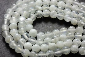 【丸ビーズ】ムーンストーン 6mm (ブレスレット約1本分) 【パワーストーン 天然石 アクセサリー 半連売り】