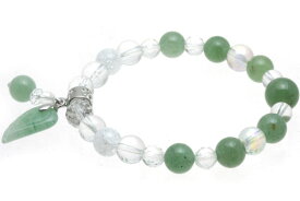 【ブレスレット】天使の羽ブレスレット アベンチュリン 【パワーストーン 天然石 アクセサリー レディース メンズ】